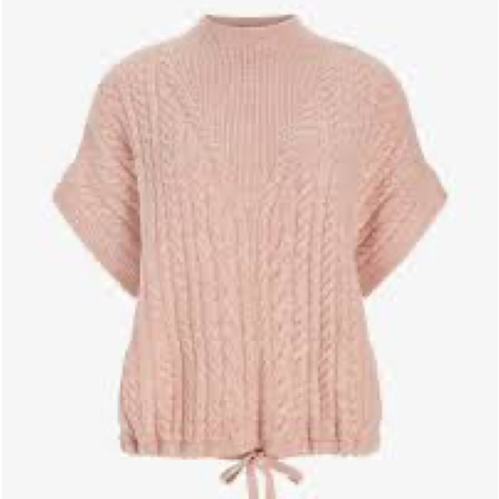 Express pullover short sleeve sweater